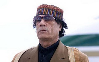 Tổng thống Gaddafi.